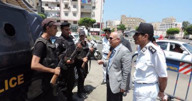 بالصور.. مدير أمن بورسعيد يتفقد تأمينات المحافظة فى ذكرى ثورة يوليو