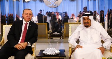 العاهل السعودى والرئيس التركى يبحثان سبل مكافحة الإرهاب ومصادر تمويله