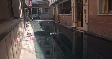 بالصور.. مياه الصرف تغرق شوارع "شبرا ملكان" بالمحلة الكبرى