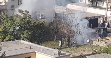 انفجار ماسورة غاز فى شارع الهرم بسبب أحد الأوناش دون وقوع إصابات