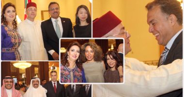سياسيون وإعلاميون فى احتفالية  سفارة المغرب بالذكرى الــ18 لعيد العرش 