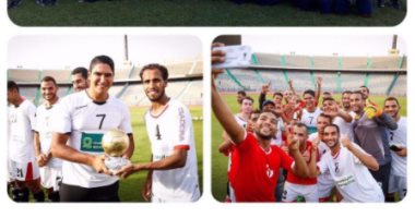 شاهد.. أبو هشيمة يشارك منتخب الصم والبكم احتفالهم ببرونزية أولمبياد 2017
