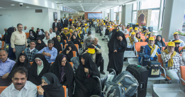 بالصور.. الحجاج الإيرانيين يصلون مطار الإمام الخمينى متجهين إلى السعودية