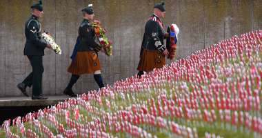بالصور.. إحياء ذكرى معركة "باشنديل" فى بلجيكا خلال الحرب العالمية الأولى