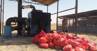 بالفيديو والصور..محرّقة واحدة تعمل من بين 14 بمجمع حرق النفايات الطبية في أسيوط