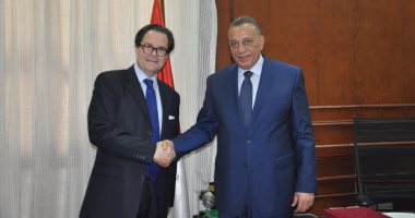 سفير فرنسا لمحافظ الجيزة: نقف مع مصر فى مواجهة الإرهاب ولدينا علاقات قوية