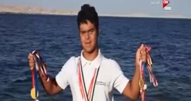 الاتحاد الإنجليزى للمانش يسجل اجتياز السباح محمد الحسينى 16 كم فى 7 ساعات