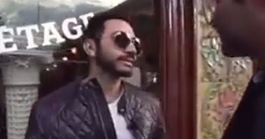 فيديو.. تامر حسنى: عمرو دياب أستاذ كبير وأنا تلميذه