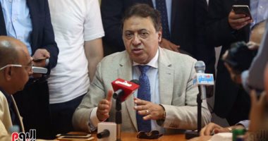 بالصور.. وزير الصحة من العاصمة الإدارية: إعلان مصر خالية من فيروس سى خلال عام ونصف