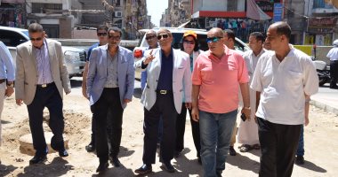 محافظ الإسماعيلية يتفقد مشروع نفق الجامعة للمشاة وتطوير شارع سعد زغلول