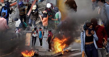 أعمال عنف دامية فى شوارع فنزويلا للمطالبة برحيل مادورو