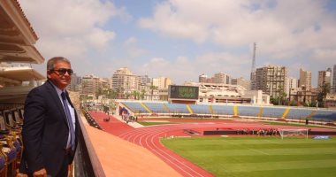  وزير الرياضة يحضر نهائى البطولة العربية باستاد الإسكندرية 