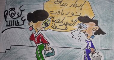 قارئة تشارك بكاريكاتير عن احتفالات المصريين بحلول شهر الصيف