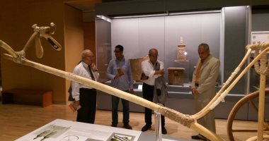 بالصور.. وزير الكهرباء السابق يزور متحف الحضارة بالفسطاط