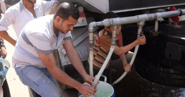 مجلس مدينة الحسنة بوسط سيناء ينفذ خطة توزيع للمياه على الأحياء