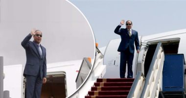 الرئيس السيسى يغادر القاهرة متوجها إلى الإمارات فى زيارة رسمية