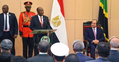 رئيس تنزانيا يشيد للسيسى بالتعاون الاقتصادى والتبادل التجارى بين البلدين