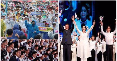 كوريا الجنوبية تحتفل بعيد الاستقلال وسط مظاهرات مطالبة بالسلام 