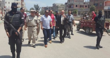 مدير أمن دمياط يقود حملة لمواجهة تجار المخدرات فى ميت أبوغالب