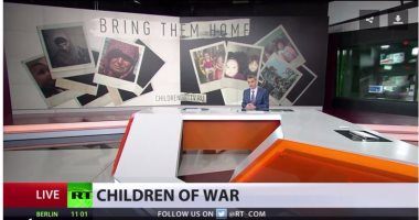 بالفيديو.. شبكة روسيا اليوم تطلق حملة لإعادة أطفال مقاتلى داعش إلى بلادهم