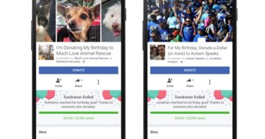 فيس بوك يطلق خدمة لجمع الأموال لأعياد الميلاد والتبرع لها للجمعيات الخيرية