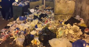 القمامة تحتل شارع سوريا بالإسكندرية.. وقارئ: من حقنا نعيش فى بيئة نظيفة