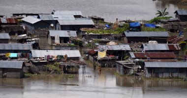 بالصور.. أثار دمار الفيضانات فى شمال شرق الهند