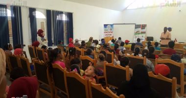 بالصور.. مركز إعلام أبوسمبل ينظم مبادرة لتنمية مهارات الأطفال
