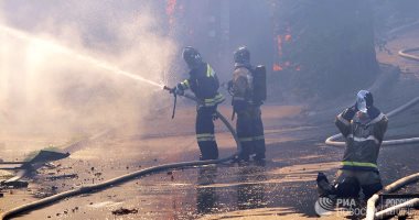 روسيا تعلن حالة الطوارئ فى مدينة روستوف بعد التهام الحرائق 100 مبنى