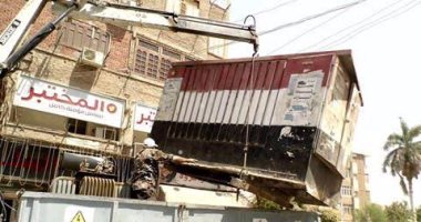 محافظ سوهاج :نقل كشك كهرباء مستشفى طهطا لإعاقته حركة الطريق