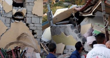 زلزال بقوة 4 درجات يتبعه زلزالان آخران فى نابولى الإيطالية أضرار زلزال فى إيطاليا ـ صورة أرشيفية