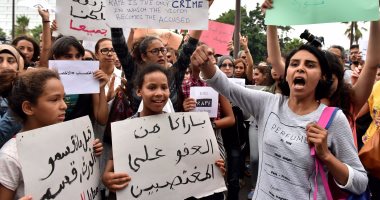 بالصور.. مظاهرات نسائية ضخمة فى الدار البيضاء تنديدا بجرائم التحرش