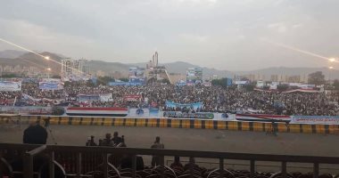بالصور.. مسيرة لأنصار الرئيس اليمنى السابق فى صنعاء لإحياء ذكرى تأسيس حزبه