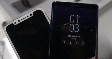صور جديدة توضح الفرق بين هاتفى Galaxy Note8 وiPhone 8