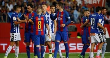 برشلونة يخوض ثانى مواجهاته بالليجا أمام ألافيس بدون سواريز