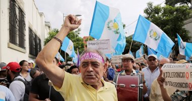 بالصور.. احتجاجات فى جواتيمالا تطالب الرئيس جيمى موراليس بالاستقالة