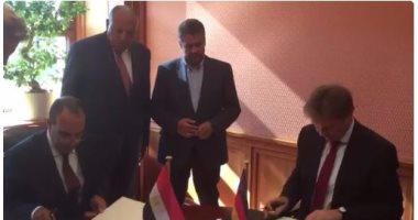 وزيرا خارجية مصرى وألمانيا يوقعان اتفاق تعاون فى مجال الهجرة