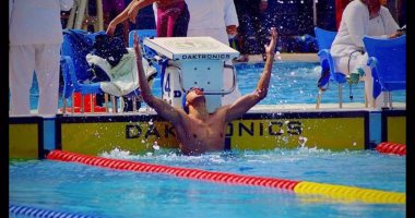 "هريدى" يفوز بالميدالية الفضية فى السباحة بدورة ألعاب البحر المتوسط