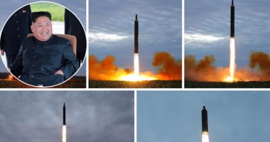 زعيم كوريا الشمالية يشرف على إطلاق صاروخ باليستى أفزع اليابان والعالم