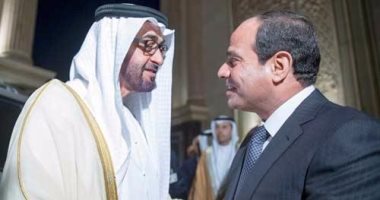 الرئيس السيسي يتلقى اتصالا من ولى عهد أبو ظبى لتهنئته بعيد الأضحى