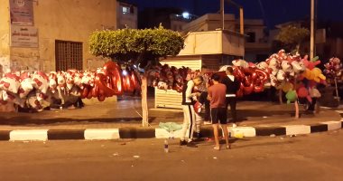 بالصور.. مظاهر احتفالية حول الساحات قبيل صلاة العيد ببورسعيد 