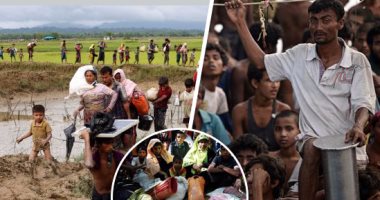مسلمو بورما يعانون ذل العبيد.. 87ألف من الروهينجا هربوا إلى بنجلادش خلال10أيام.. واندبندنت: الأطفال يُعدمون والمدنيون يحرقون أحياءً.. ومنظمة الغذاء تحرم 250ألف شخص من المساعدات
