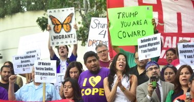 بالصور.. مظاهرات مناهضة لقرار ترامب بشأن قانون "داكا" لحماية المهاجرين