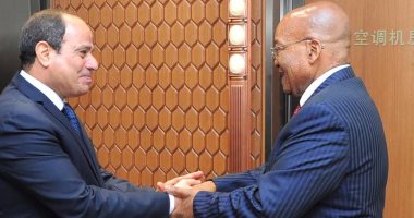 السيسي ورئيس جنوب أفريقيا يؤكدان دعمهما لمشروع طريق "القاهرة-كيب تاون"
