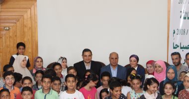رئيس جامعة كفر الشيخ يفتتح المرحلة الثالثة من جامعة الطفل