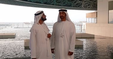 بالفيديو.. بن راشد وبن زايد يزوران متحف "اللوفر أبو ظبى" 