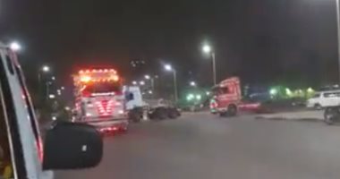بالفيديو .. زفة عروسين بـ"المقطورة" أحدث تقاليع الزفاف