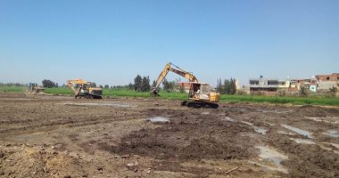 إزالة تعديات على مساحة 4 أفدنة و10 قراريط لصالح مجلس مدينة صان الحجر