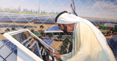 حاكم دبى :نفتتح أكبر مشروع للطاقة الشمسية بتكلفة 14 مليار درهم بخطة 2050