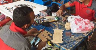  مسابقات الدرع الفنى لنشاط الجوالة تقيم ورشة عمل فنية للأعمال اليدوية بالمنوفية